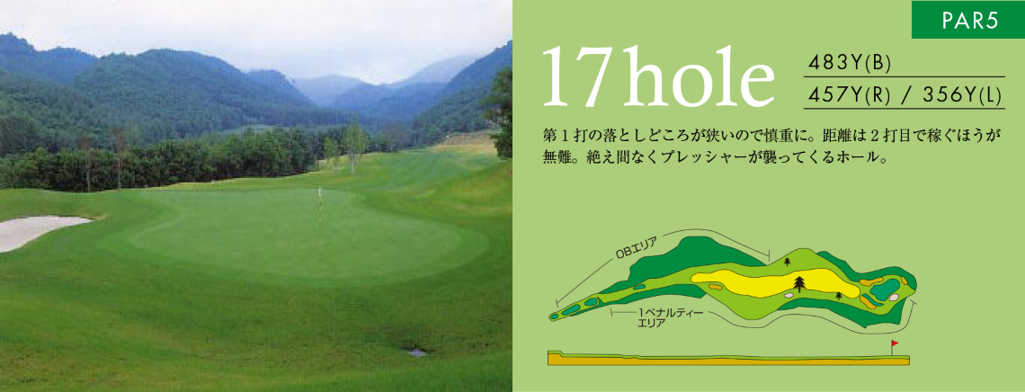 IN HOLE 17 コースマップ