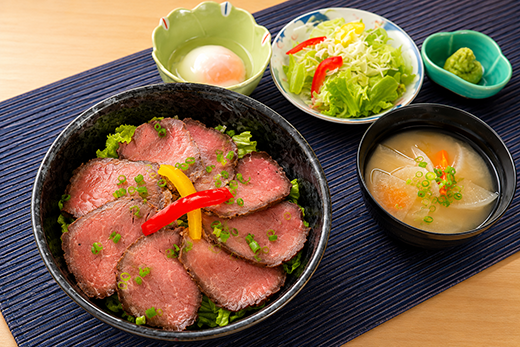 和風ローストビーフ丼